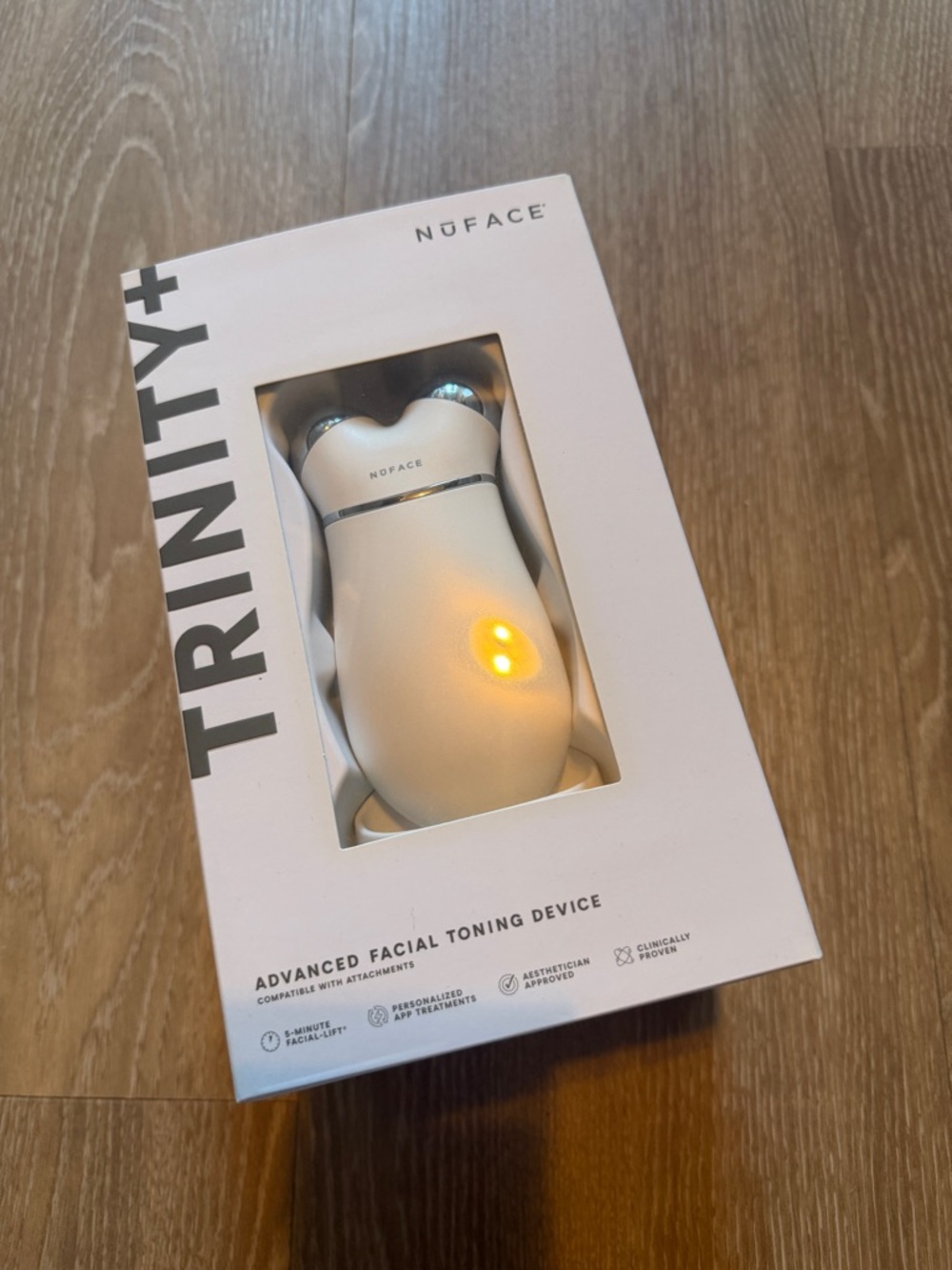 NuFace Trinity+ Facial Toning Device in White